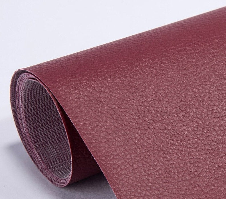 Selbstklebende Leder - Reparaturfolie aus PU - Kunstleder Wasserabweisend für Sofa Sessel und Autositze 50x138 cm - Bolania