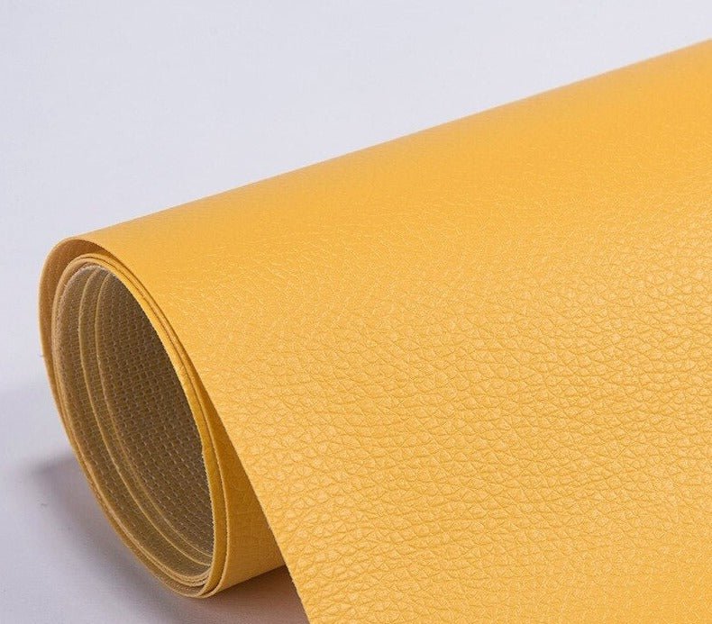 Selbstklebende Leder - Reparaturfolie aus PU - Kunstleder Wasserabweisend für Sofa Sessel und Autositze 50x138 cm - Bolania