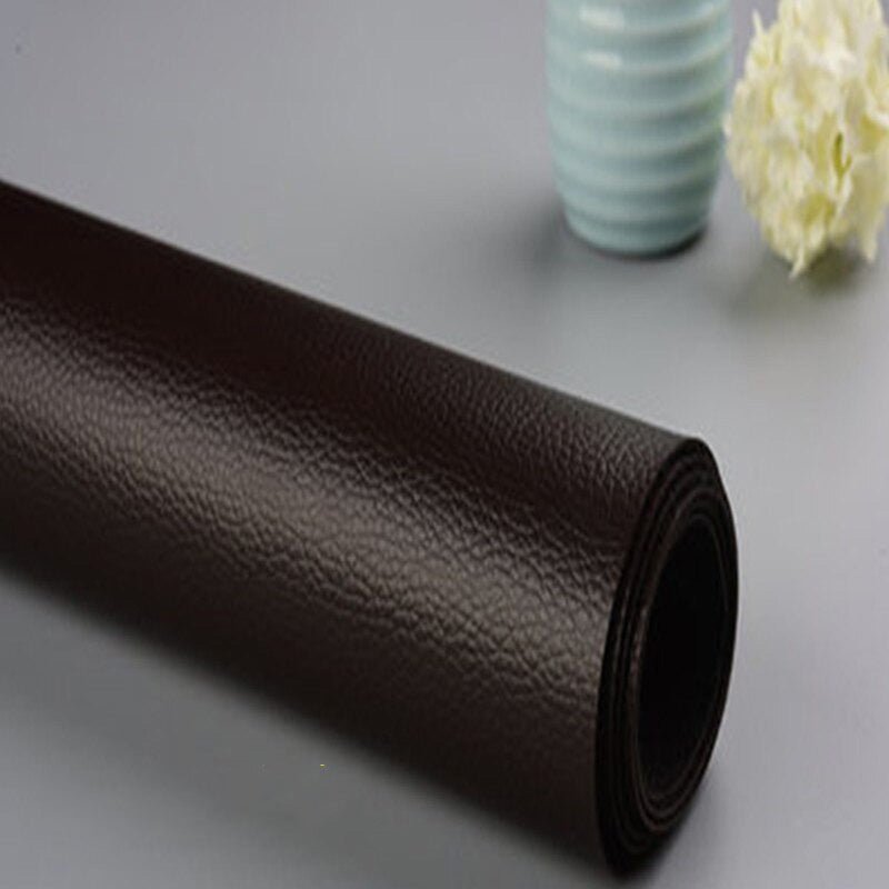 Selbstklebende Leder - Reparaturfolie aus PU - Kunstleder Wasserabweisend für Sofa Sessel und Autositze 50x138 cm - Bolania