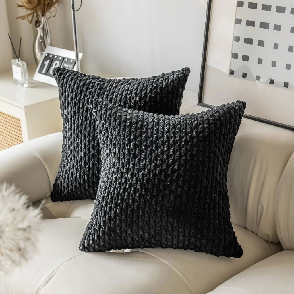 Textured Cushion Cover with Bobble Relief, Soft, for Sofa, Armchair and Bed