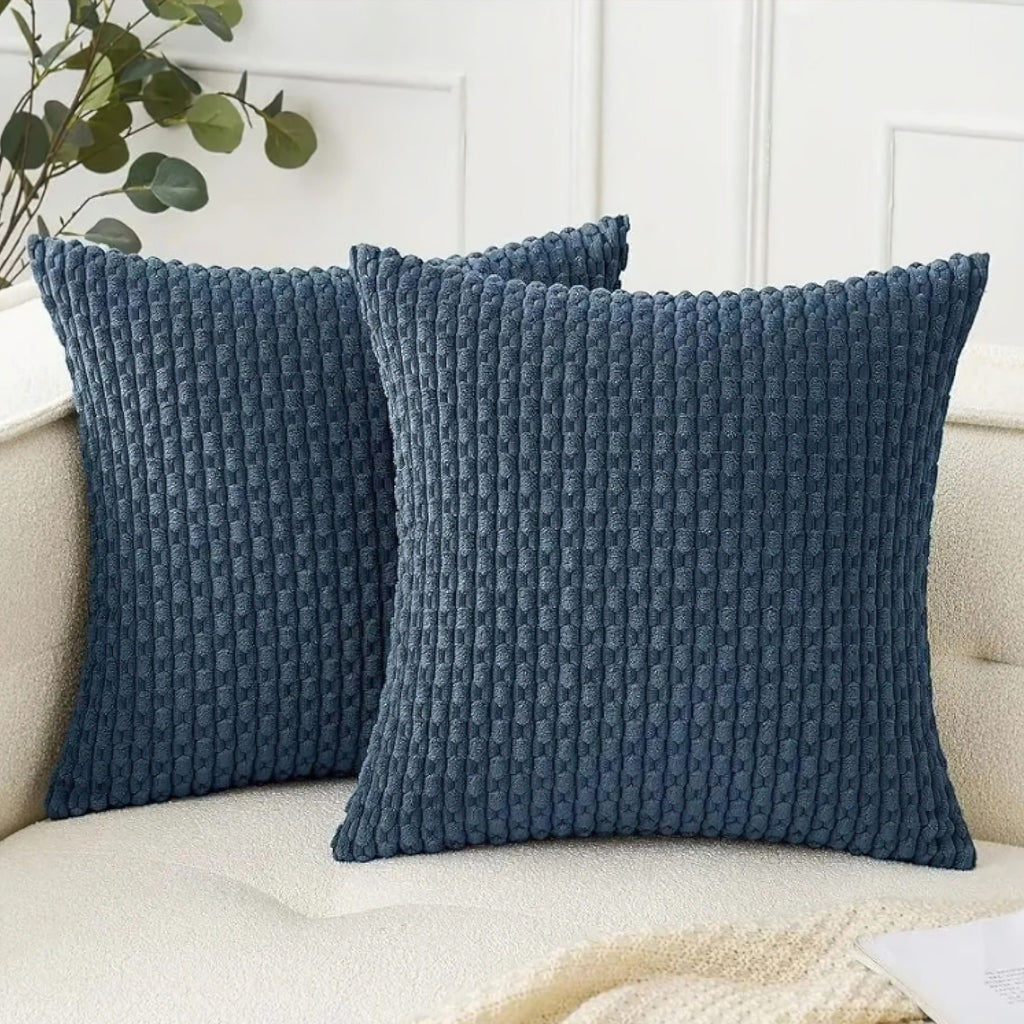 Textured Cushion Cover with Bobble Relief, Soft, for Sofa, Armchair and Bed