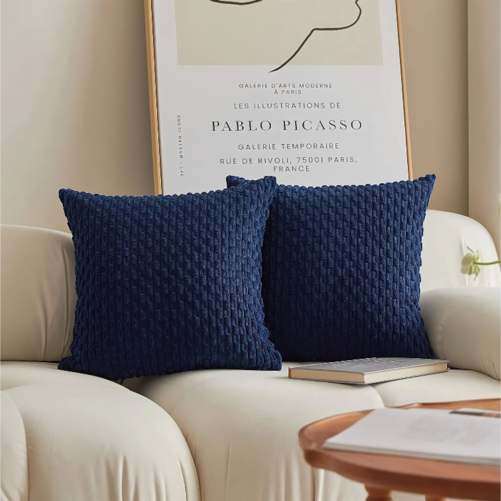 Textured Cushion Cover with Bobble Relief, Soft, for Sofa, Armchair and Bed