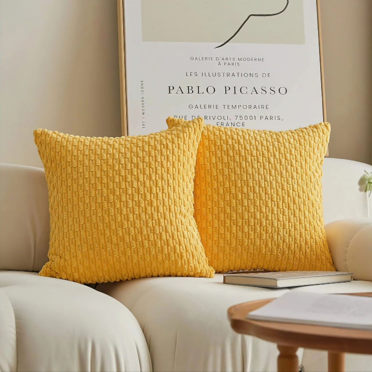 Textured Cushion Cover with Bobble Relief, Soft, for Sofa, Armchair and Bed