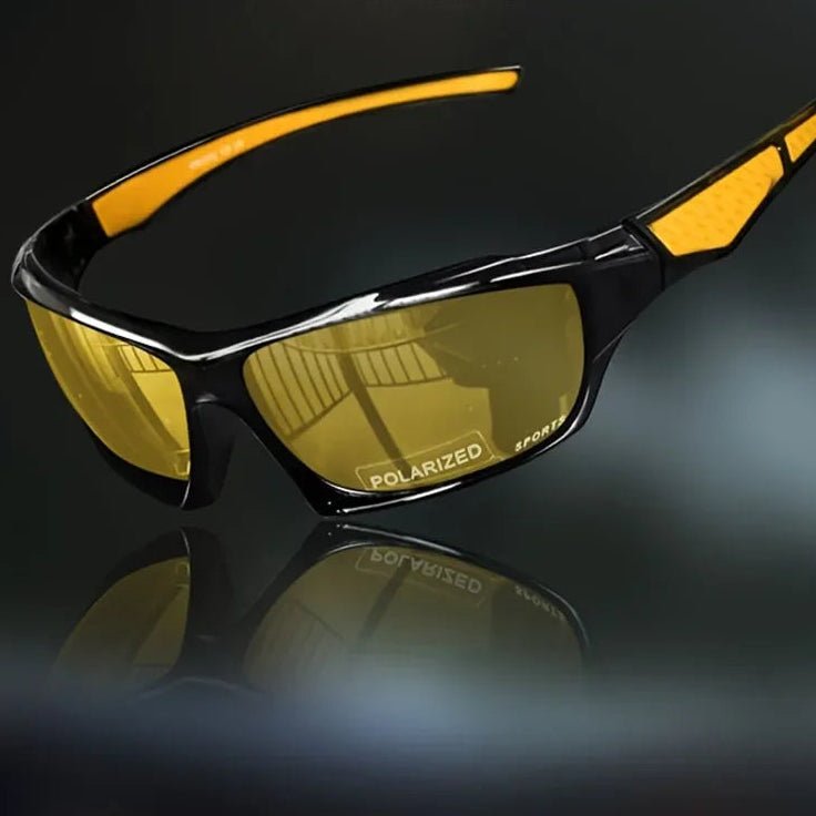 Sport-Sonnenbrille mit Polarisierten Gläsern UV400 Schutz und Leichter Wraparound-Fassung für Outdoor und Alltag