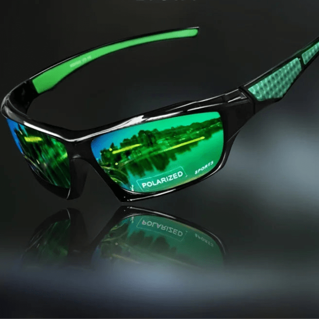 Sport-Sonnenbrille mit Polarisierten Gläsern UV400 Schutz und Leichter Wraparound-Fassung für Outdoor und Alltag