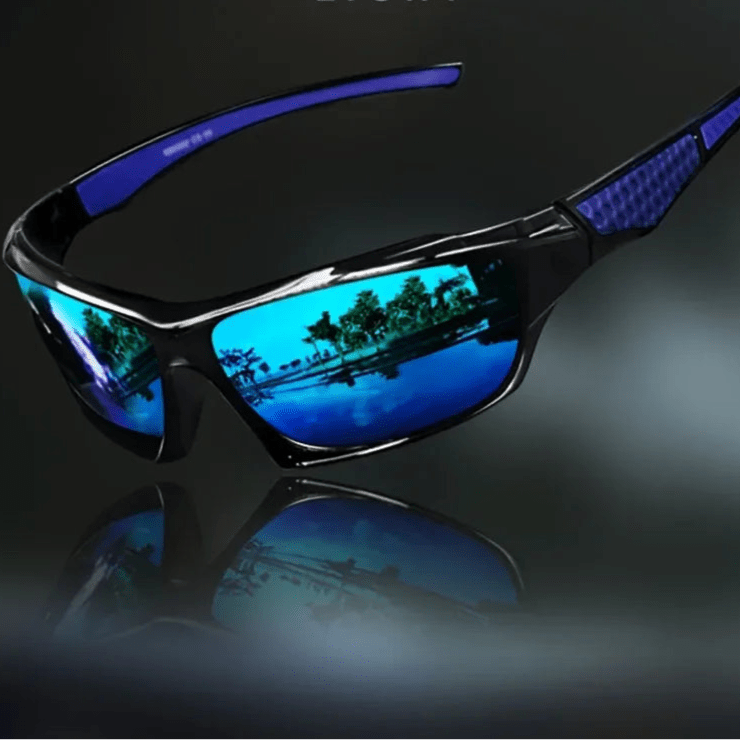 Sport-Sonnenbrille mit Polarisierten Gläsern UV400 Schutz und Leichter Wraparound-Fassung für Outdoor und Alltag