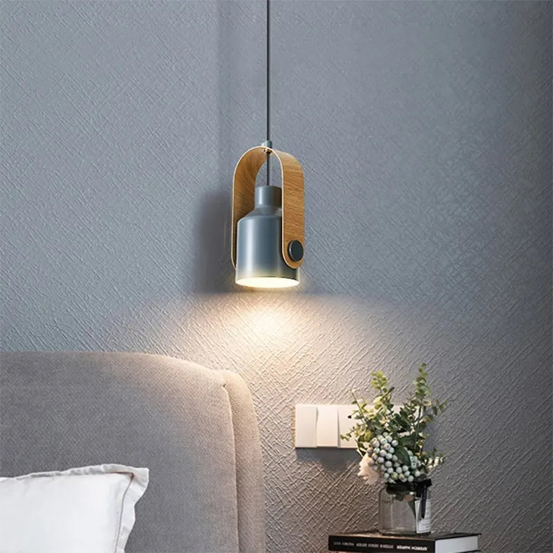 Bolania | Pendelleuchte – Stilvolles nordisches Design aus Holz und Metall – Perfekt für moderne Räume