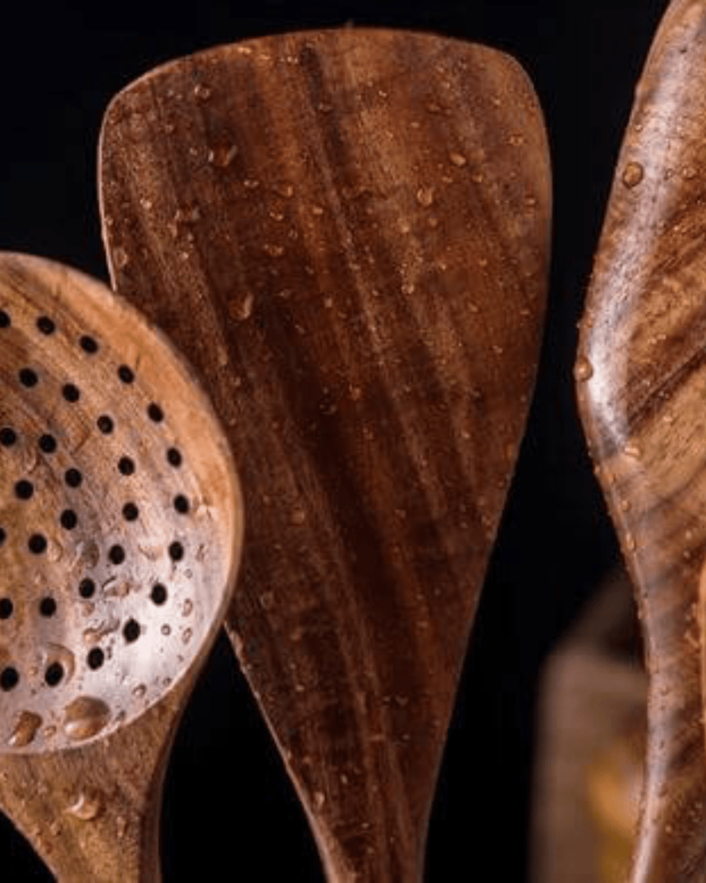 Tevora Natura – Edles Küchenutensilien - Set aus Teakholz - Bolania