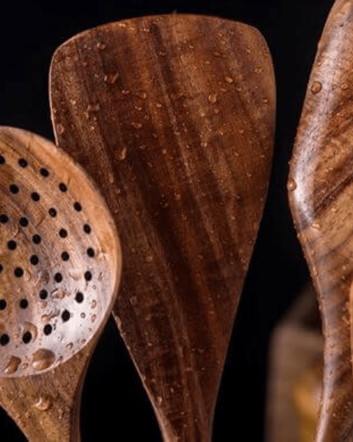 Tevora Natura – Edles Küchenutensilien - Set aus Teakholz - Bolania
