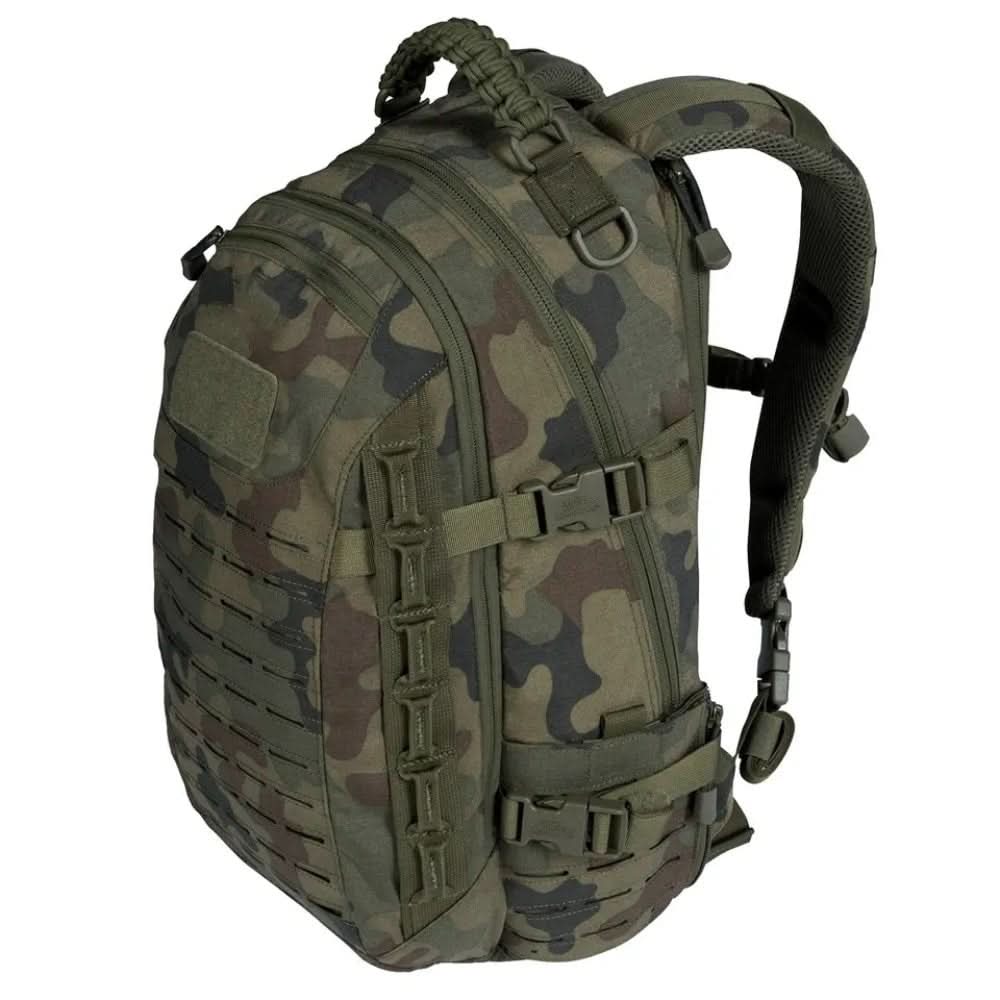 Tactical Backpack 30 Liter with MOLLE System Water-Repellent Robust Ventilated Back Velcro Patch Area for Outdoor and Camping