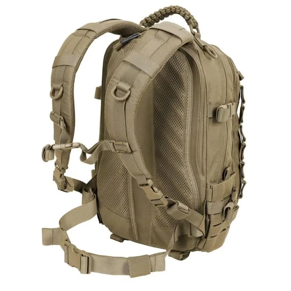 Tactical Backpack 30 Liter with MOLLE System Water-Repellent Robust Ventilated Back Velcro Patch Area for Outdoor and Camping