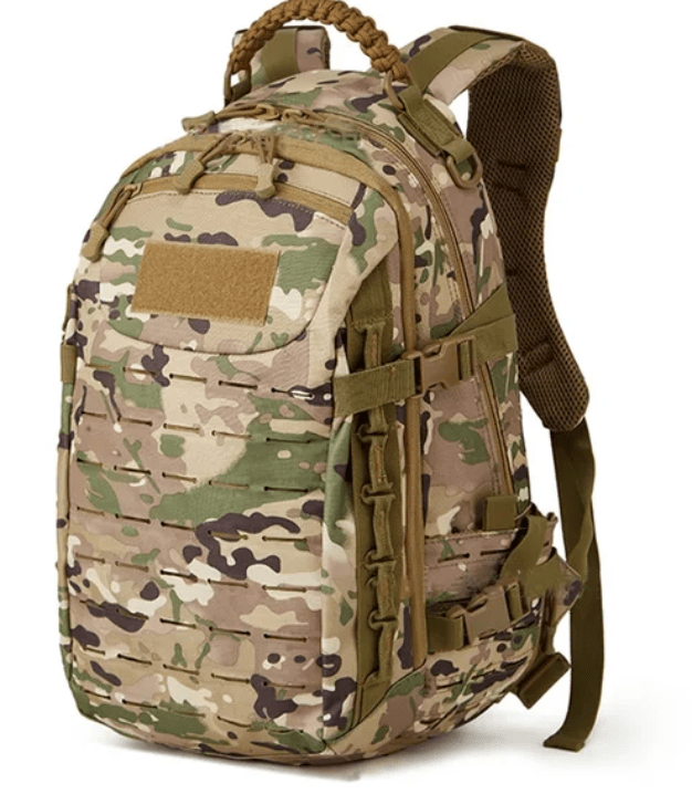 Tactical Backpack 30 Liter with MOLLE System Water-Repellent Robust Ventilated Back Velcro Patch Area for Outdoor and Camping