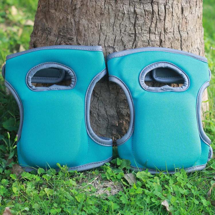 Adjustable Knee Pads with Thick Foam Padding and Double Velcro Straps for Gardening, DIY, and Cleaning