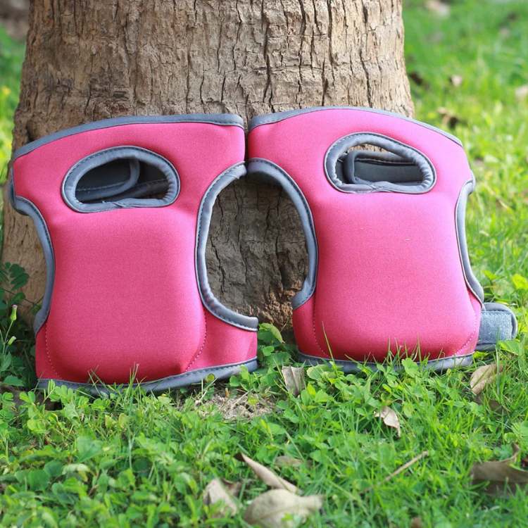 Adjustable Knee Pads with Thick Foam Padding and Double Velcro Straps for Gardening, DIY, and Cleaning