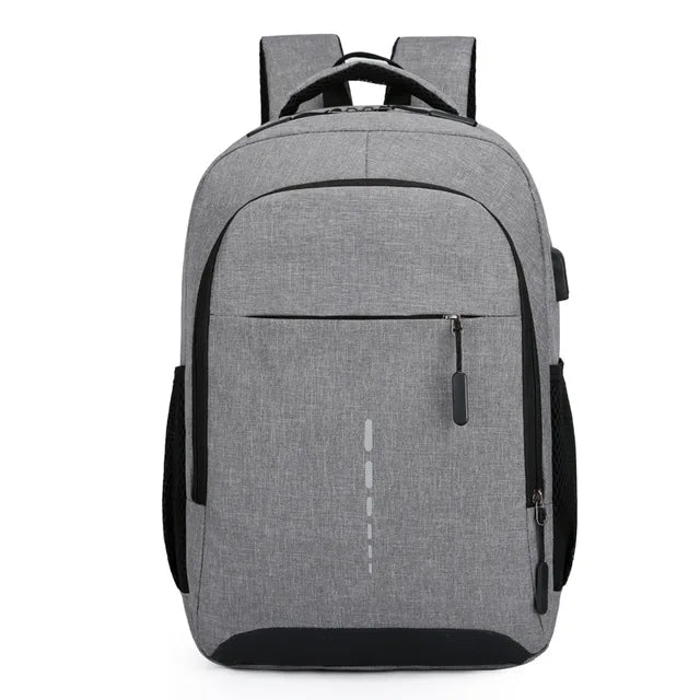 Ultraleichter Wasserabweisender Rucksack mit USB - Anschluss Reflektierenden Akzenten und Anti - Diebstahl - Reißverschluss für Schule Pendeln und Reise - Bolania