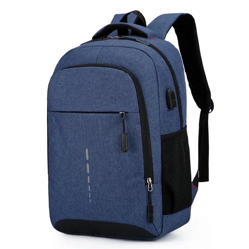 Ultraleichter Wasserabweisender Rucksack mit USB - Anschluss Reflektierenden Akzenten und Anti - Diebstahl - Reißverschluss für Schule Pendeln und Reise - Bolania