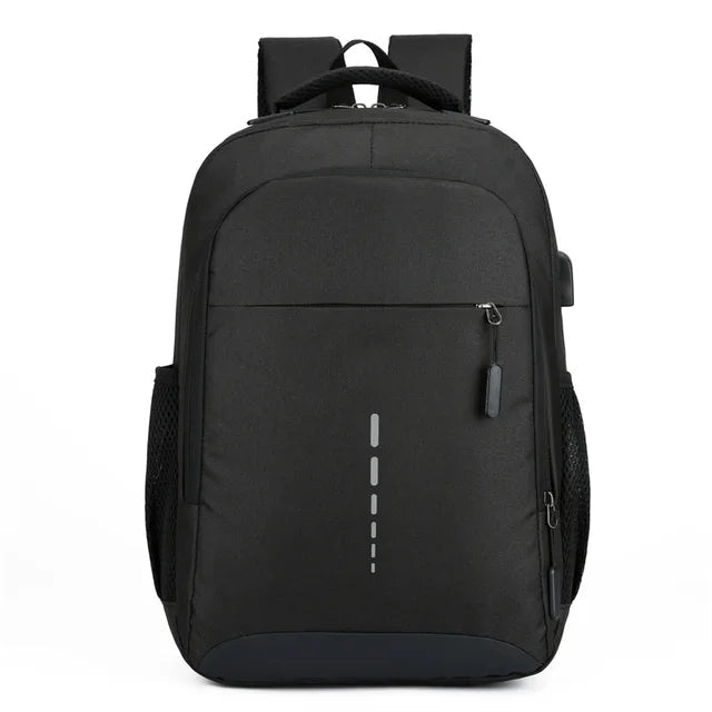 Ultraleichter Wasserabweisender Rucksack mit USB - Anschluss Reflektierenden Akzenten und Anti - Diebstahl - Reißverschluss für Schule Pendeln und Reise - Bolania