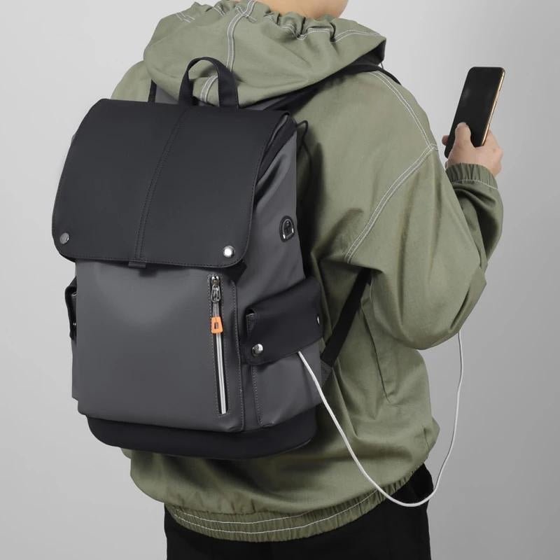 Urbaner Business - Rucksack 25L Wasserabweisend mit USB - Anschluss Laptopfach und Mehreren Innenfächern für Pendeln und Reise - Bolania