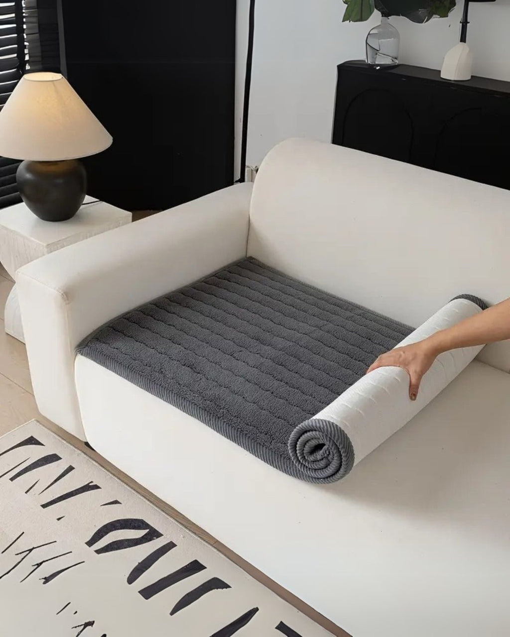 Veloria – Elegante Sofahusse aus Kuschelweich - Wolle - Bolania