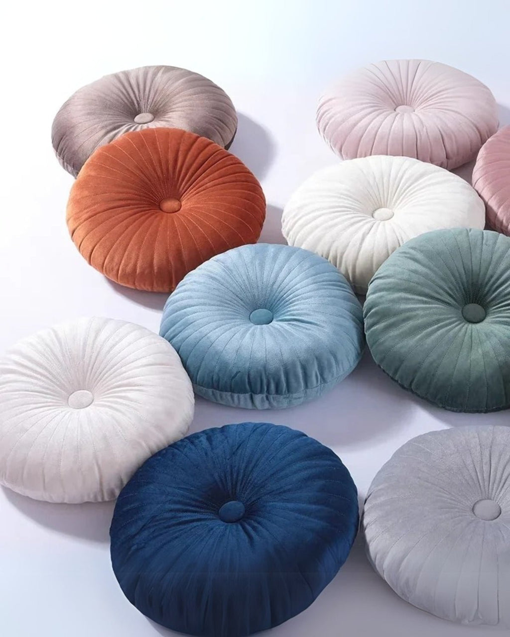 Veloura Rond – Luxuriöses Samtkissen in Runde Form - Bolania