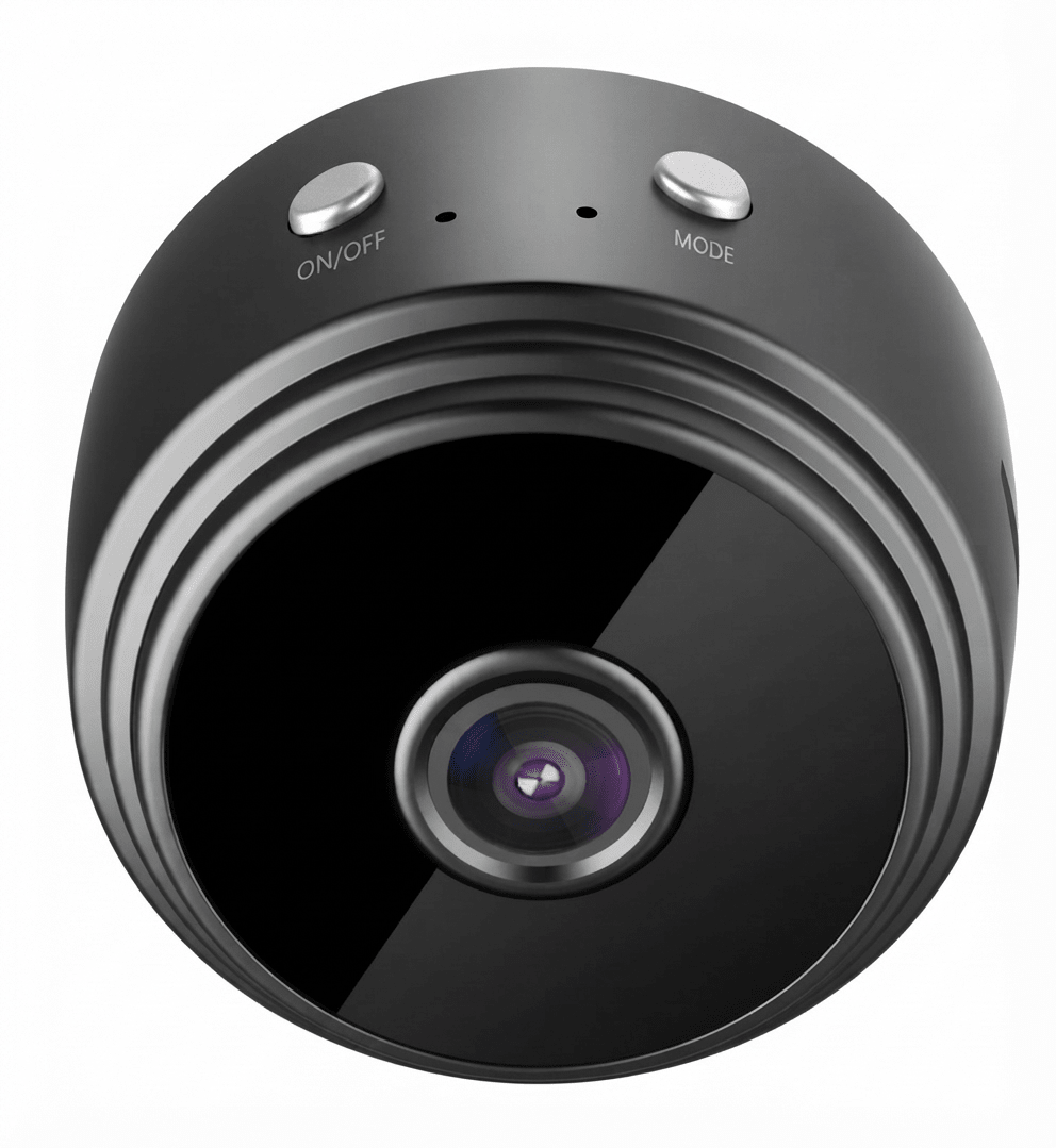 WLAN Mini Überwachungskamera 1080p mit Bewegungserkennung App-Zugriff und Nachtsicht für den Innenbereich - Bolania