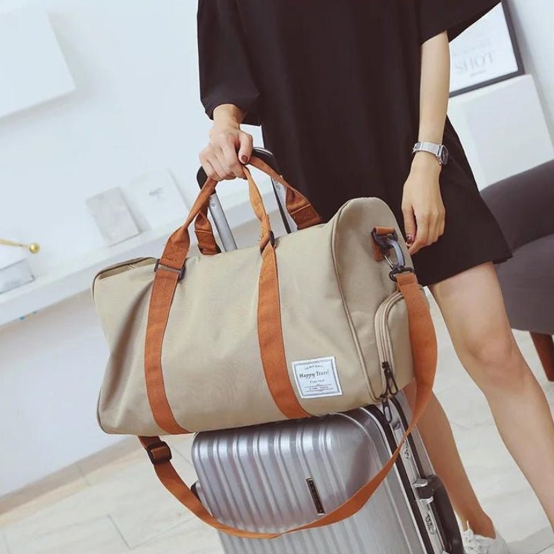Wochenend - Reisetasche 35L mit Schuhfach Schultergurt und Mehreren Innenfächern aus Oxford - Gewebe für Damen und Herren - Bolania
