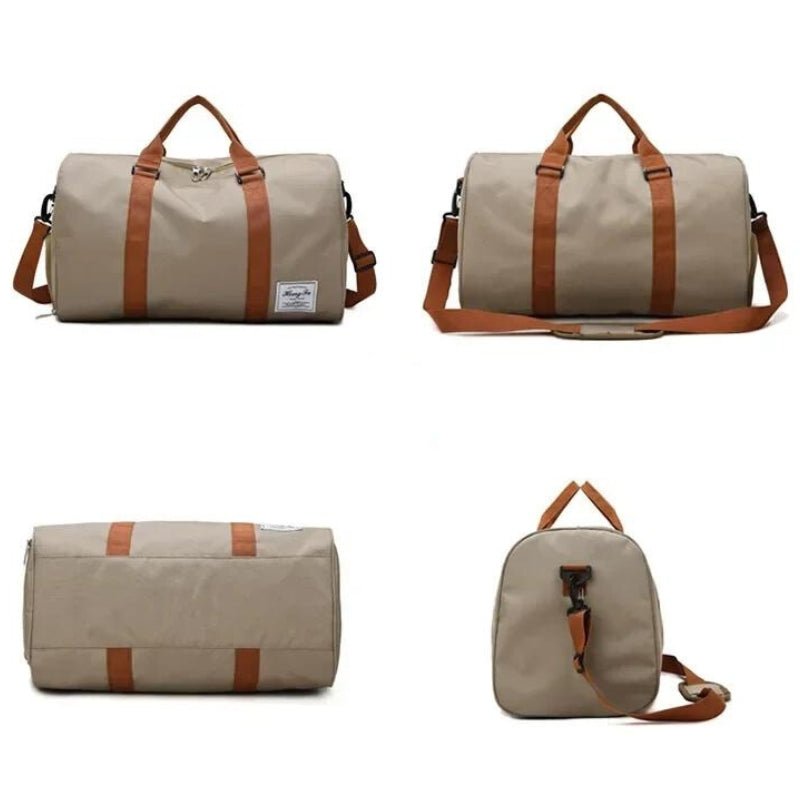 Wochenend - Reisetasche 35L mit Schuhfach Schultergurt und Mehreren Innenfächern aus Oxford - Gewebe für Damen und Herren - Bolania