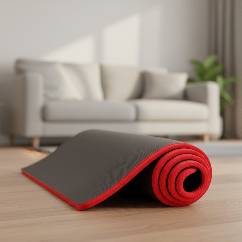 Yogamatte Extra Dick Rutschfest mit Tragetasche Schadstoffgeprüft für Yoga Pilates und Home-Workout - Bolania