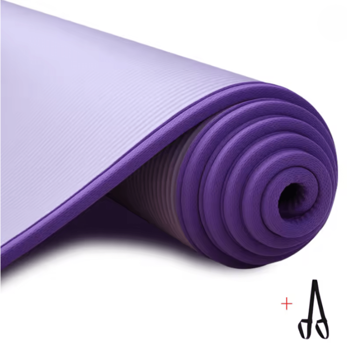 Extra Thick Non-Slip Yoga Mat with Carrying Bag, Tested for Harmful Substances, for Yoga, Pilates, and Home Workouts